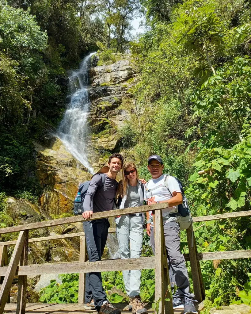 Waterfall on the Short Inca Trail