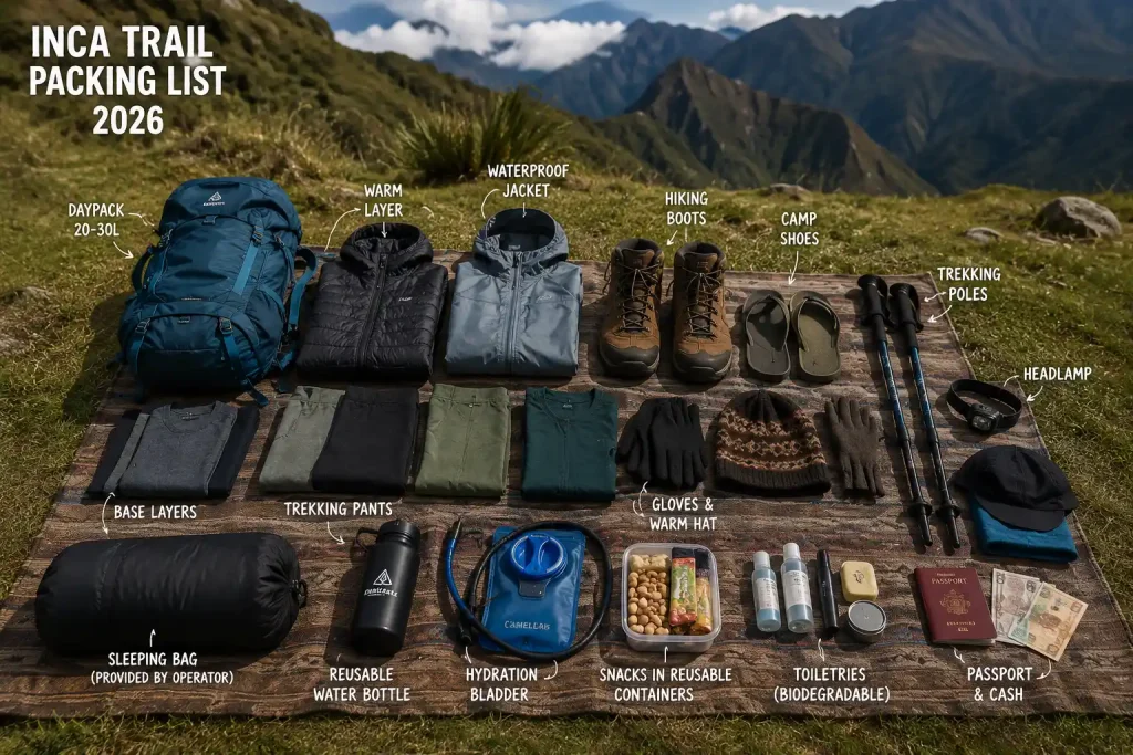 Inca Trail Packing List
