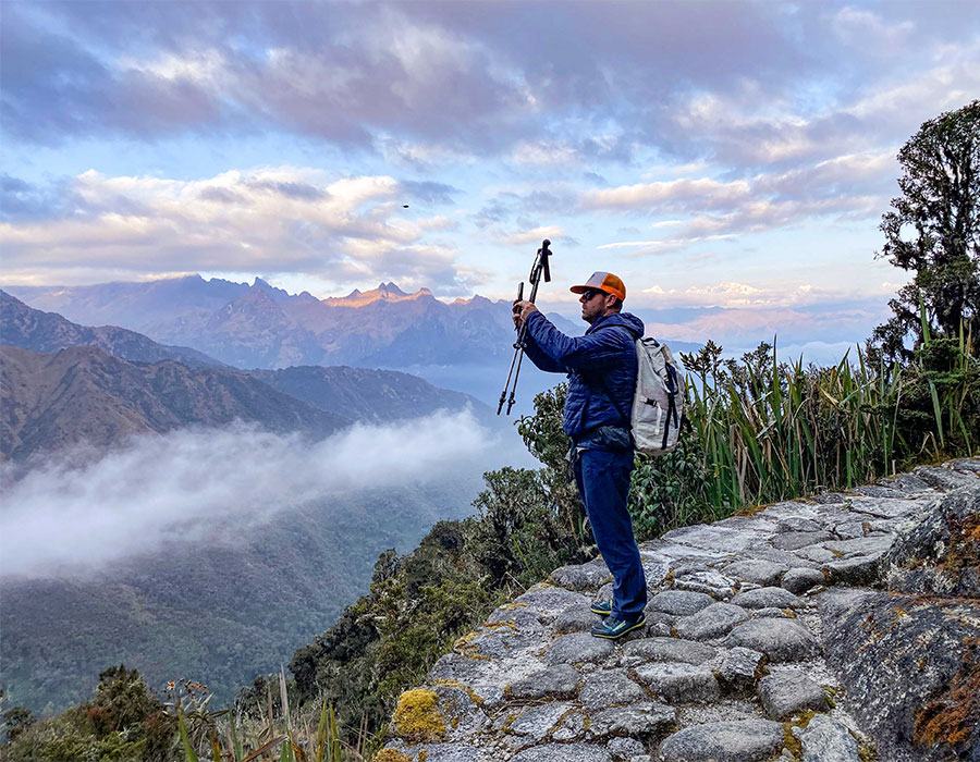 Beautiful Views of the Mountains on the Inca Trail